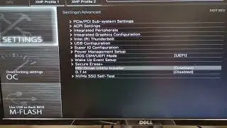 Disable MSI Center prompt in BIOS