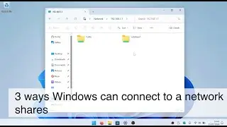 How to access a network share from a Microsoft Windows computer