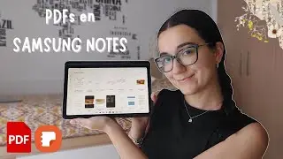 PDFs en SAMSUNG NOTES 📓 || Apuntes digitales en Samsung Galaxy Tab S6 lite