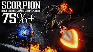 MK1 - Scorpion Best Online Combos ft. 