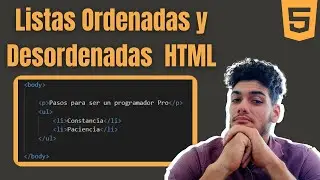 Listas ORDENADAS y DESORDENADAS en HTML - Como crear las listas en HTML