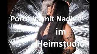 Shooting im Heimstudio mit Nadine