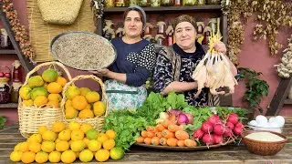 A TREMENDOUS DAY IN THE RELAXING VILLAGE! GRANDMA NAILA IS COOKING HER FAVORITE DISH | RURAL LIFE