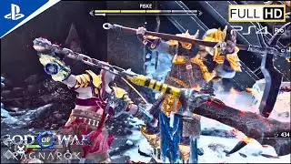 KRATOS vs FISKE VALKYRIE 1-MINUTE ULTIMATE SHOWDOWN ! #godofwarragnarok #godofwar #ps4gameplay #ps4