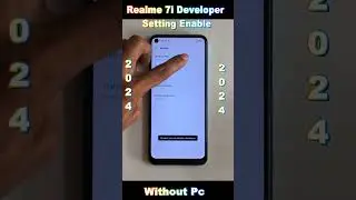 How to realme 7i developer enable options || Realme 7i  developer options on || Without Pc 2024
