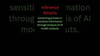 What are inference attacks in AI Cybersecurity?