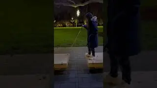 Started Daredevil training last night #Humor #Daredevil #Blind #LowVision #HavingFun   ￼