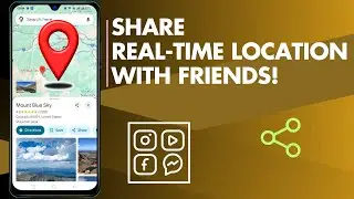 How to Share Real-Time Location on Google Maps | Live Location | Send Current Location on Google Map