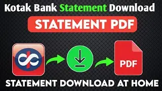 kotak statement download | kotak statement download instant | kotak statement download kaise karen