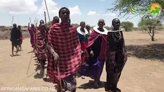 Maasai dancing, Ngorongoro Conservation Area, Tanzania.