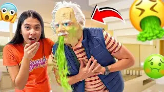 AN OLD MAN BREAKED INTO OUR HOUSE AND GOT SICK!