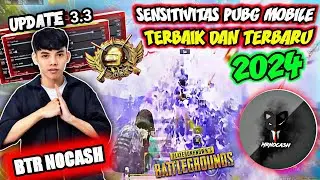 SENSITIVITAS PUBG MOBILE TERBAIK 2024❗SENSI NOCASH PUBG TERBARU UPDATE 3.3 (NO RECOIL) FULL GYRO