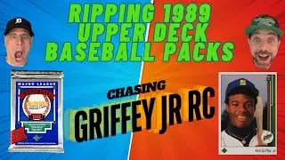Ripping 1989 Upper Deck Baseball Packs Chasing Griffey Jr: Jail Break Pack Rip Battle Episode #17