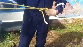Переправа натягиваемая полиспастом только одной веревкой