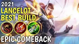 LANCELOT BEST BUILD FOR 2021 | TOP 1 LANCELOT GLOBAL BUILD GUIDE | LANCELOT GAMEPLAY - MLBB