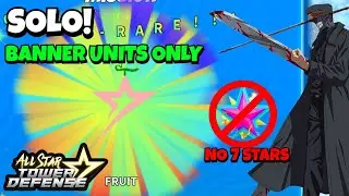 How To Solo Marine HQ Raid Using Banner Units! Only (No 7 Stars) | All Star Tower Defense