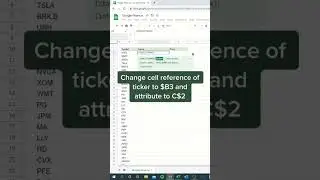 Google Finance in Google Sheets 