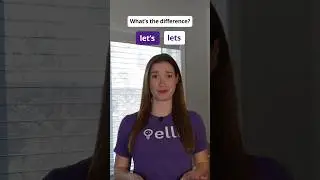 Let’s Vs. Lets #shorts #learnenglish #grammar #vocabulary #englishgrammar