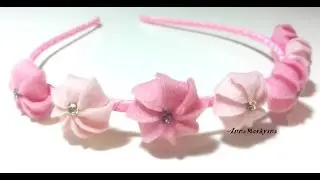МК Сладкий ободок зефирка из фетра!