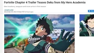 When izuku/deku in fortnite