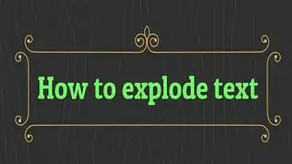 🔥How To Text Explode in autocad🔥 TXTEXP command🔥TEXT EXPLODE in AutoCAD