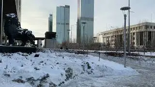 прогулка❄️❄️☃️ Астана #ast