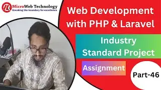 Web Design and Development with PHP & Laravel ।। Industrial training with live Project (Part-46)