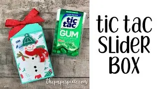 Tic Tac Slider Box Tutorial