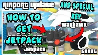 Mad City how to get the Special Keycard and Jetpack Location (Airport Update) Roblox