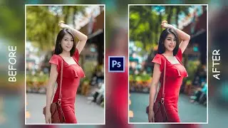 Portrait Beautiful Color Grading Effect - Photoshop CC Tutorial