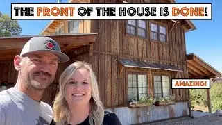 #752 - The House Looks Amazing! Re-staining Wood Siding... (with chemical burns from a snap shirt)
