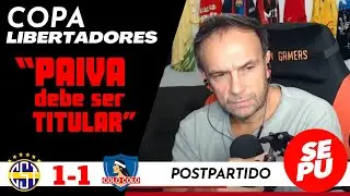 "Paiva debe ser titular": Postpartido Sportivo Trinidense 1 vs Colo-Colo 1 :: Copa Libertadores