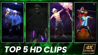 Top 5 best free fire clips | free fire best clips pack | free fire clips pack 🔥 | free to use