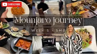 Mounjaro Journey Week 5: Dose Increase & What I Ate This Week | Weight Loss Update