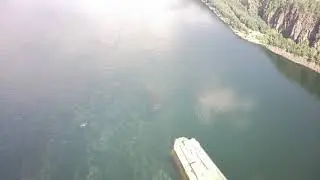 Полет над Братской ГЭС