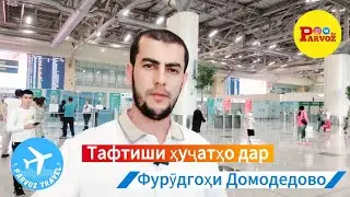 ✈️Домодедово / 24.06.24 / Тафтиши ҳуҷатҳо дар фурӯдгоҳ. @parvoz_tv  Habibullo Abdurahmonov