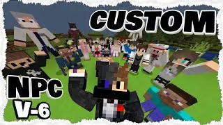 El Mejor Addon De NPC'S Custom Para Minecraft Bedrock 1.19