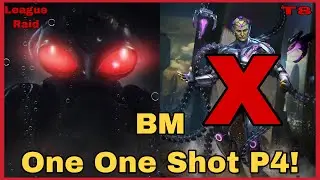 BM One Shot P4 | No Raven | T8 Raid | Injustice 2 Mobile