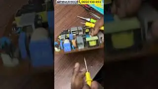 स्मार्ट टीवी की PFC पावर सप्लाई की पहचान कैसे करें ? #multitechinstitute #ledtvrepair #electrical