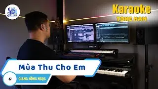 Mùa Thu Cho Em Karaoke Tone Nam | Giang Hồng Ngọc | Sol Studio