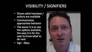 Interaction Design Principles: visibility