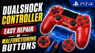 Sony Dualshock4 Controller's Deffective Buttons - REPAIR GUIDES (2024)