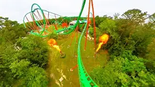 NEW 2022 - Medusa - Six Flags Great Adventure - Onride - 4K - Wide Angle