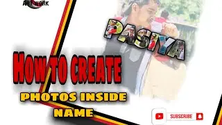 How to Make FB NAME cover using Picsart