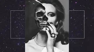 Как сделать половину лица черепом  |  Редактирование в PicsArt