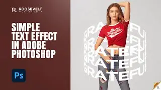 Simple text effect in Photoshop