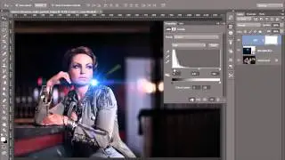 Photoshop : How to add lens flare