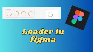 How to design circle ring loading radius edge spinner in Figma 