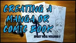 Old school way to create a manga outline  作る 漫画 crear un manga