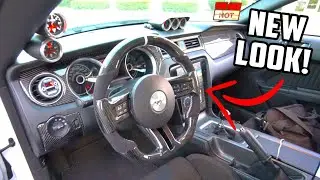 CHEAP INTERIOR MODS TRANSFORMED THE LOOK OF MY TWIN TURBO MUSTANG's OUTDATED INTERIOR!